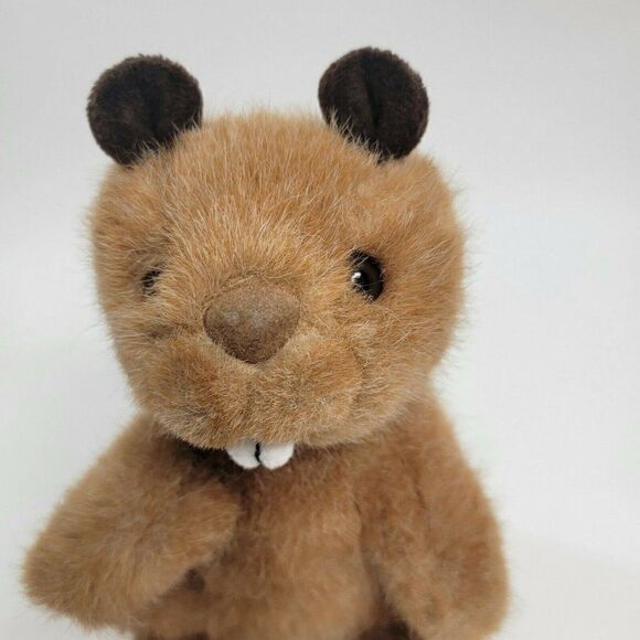 Vintage  1989 APPLAUSE Bravo BEAVER Sherwood Plush 10" - Picture 6 of 7